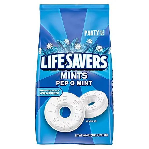 Life Savers Mints, Pep O Mint, Party Size - 44.93 oz