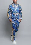 Royal Floral Tiger Track Suit