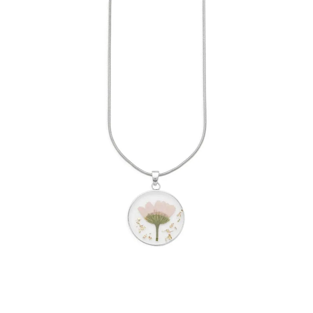 Mint & Lily Pressed Birth Flower Necklace