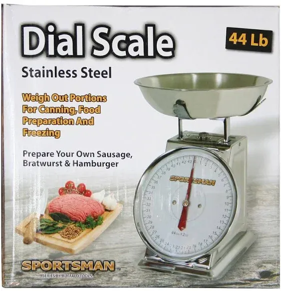 Sportsman 44 lb. Stainless Steel Dial Scale