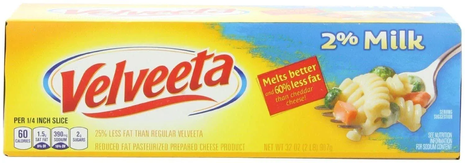 Kraft Velveeta with 2% Milk Cheese, 32 oz (2pk) by Velveeta