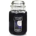 Yankee Candle MidSummer's Night Scented, Classic 22oz Large Jar Single Wick Candle, Over 110 Hours of Burn Time