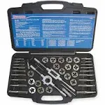 Westward 1Pz51 Tap/Die Set,41 Pieces