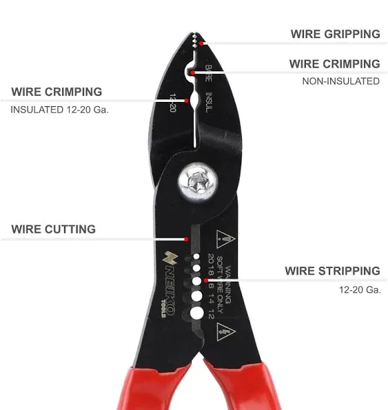 Neiko 02037A Compact 4-in-1 Multi-Purpose Wire Service Tool