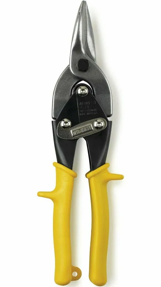 MIDWEST Forged Blade Straight Cut Aviation Snips - MW-P6716S