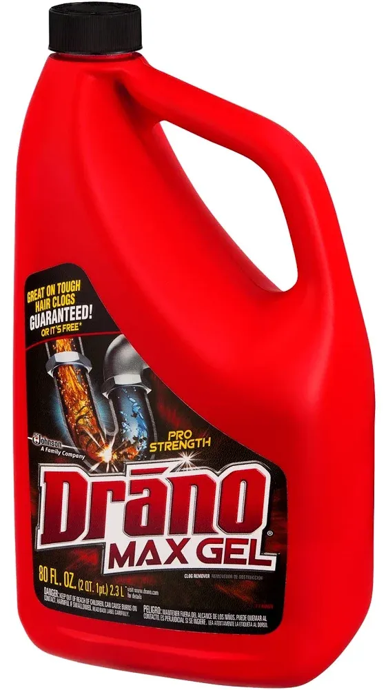 Drano Max Gel Clog Remover 80 fl oz