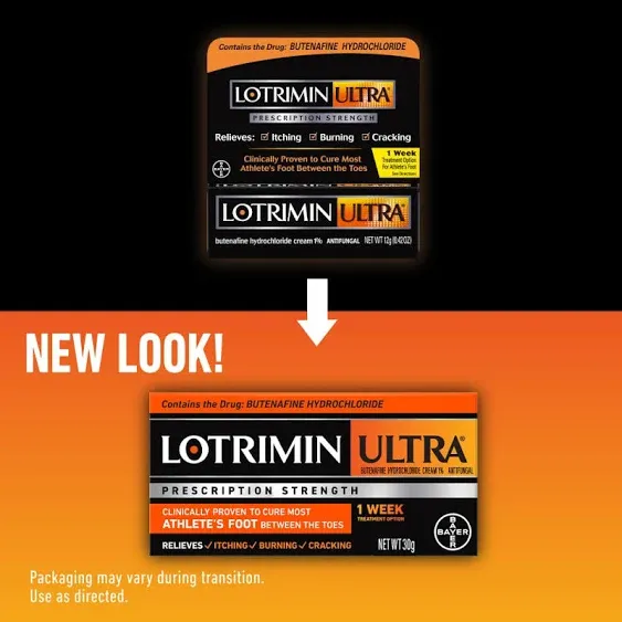 Lotrimin Ultra Prescription Strength Antifungal Cream (1.1 oz)