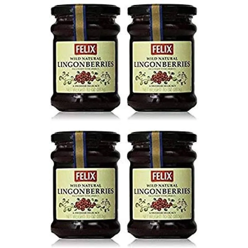 Felix Lingonberries - 10 Ounces (Pack of 4)