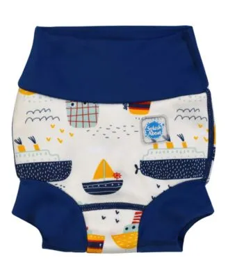 Baby Boys Happy Nappy Duo Swim Diaper In Tug Boats