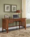 Arts & Crafts Cottage Oak Executive Desk by Home Styles