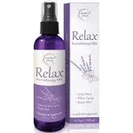 Relax Lavender Spray for Sleep, Natural Linen Spray for Bedding, Perfect Lavender Pillow Spray for Sleep. Aromatherapy Bed Spray with Lavender & Peppermint Essential Oils by Brookethorne Naturals 4oz