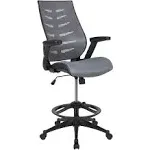 Mesh Drafting Chair with Adjustable Height and Ergonomic Design