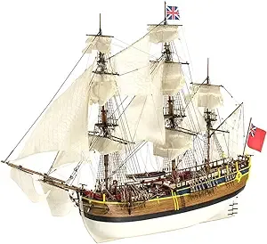 ARTESANIA HMS Endeavour. 1:65 Wooden Model Ship Kit