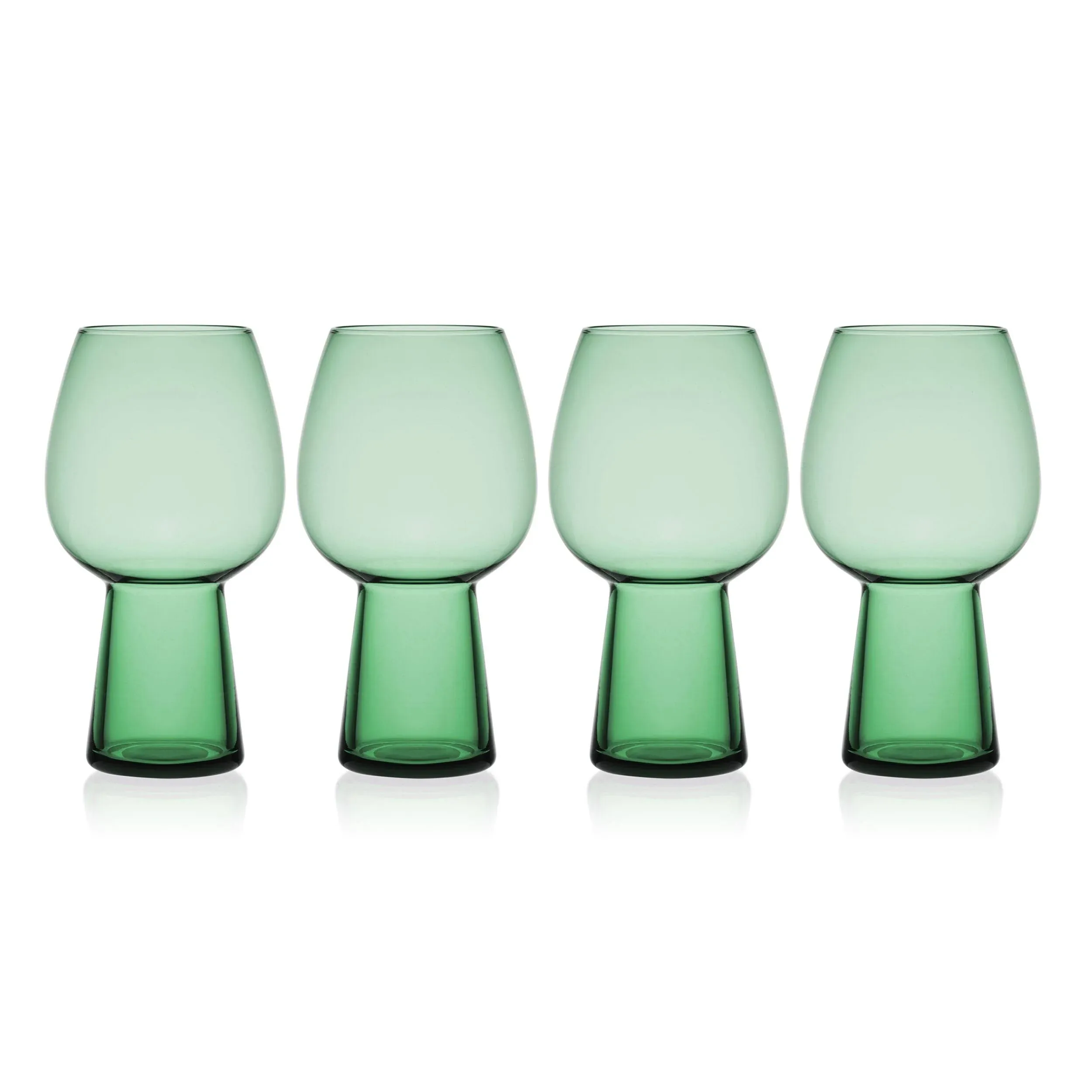 Mikasa Phoebe Goblet Beer Glass, Set of 4 - Sage