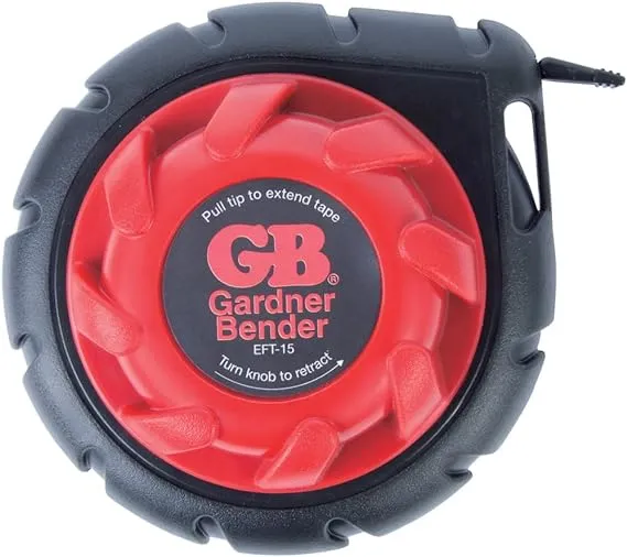 Gardner Bender FTS-50B Fish Tape, Steel, Deluxe, Shatterproof Housing, Refillable, 50 in. x 1/8 in. x 3/5 in.