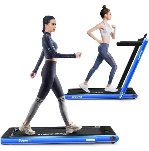 Goplus 2 in 1 Under Desk Treadmill, 2.25HP Superfit Folding Treadmills