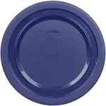 Pyrex 7404-PC 4.5 Quart Navy Blue Round Plastic Storage Lid