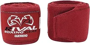 RIVAL Boxing RHWG Guerrero Elastic Handwraps, Available in 5 Sizes, Perfect Hybrid of Mexican and Traditional Style Hand Wraps, Superior Tension with a Thicker, Comfortable Wrap for Added Strength