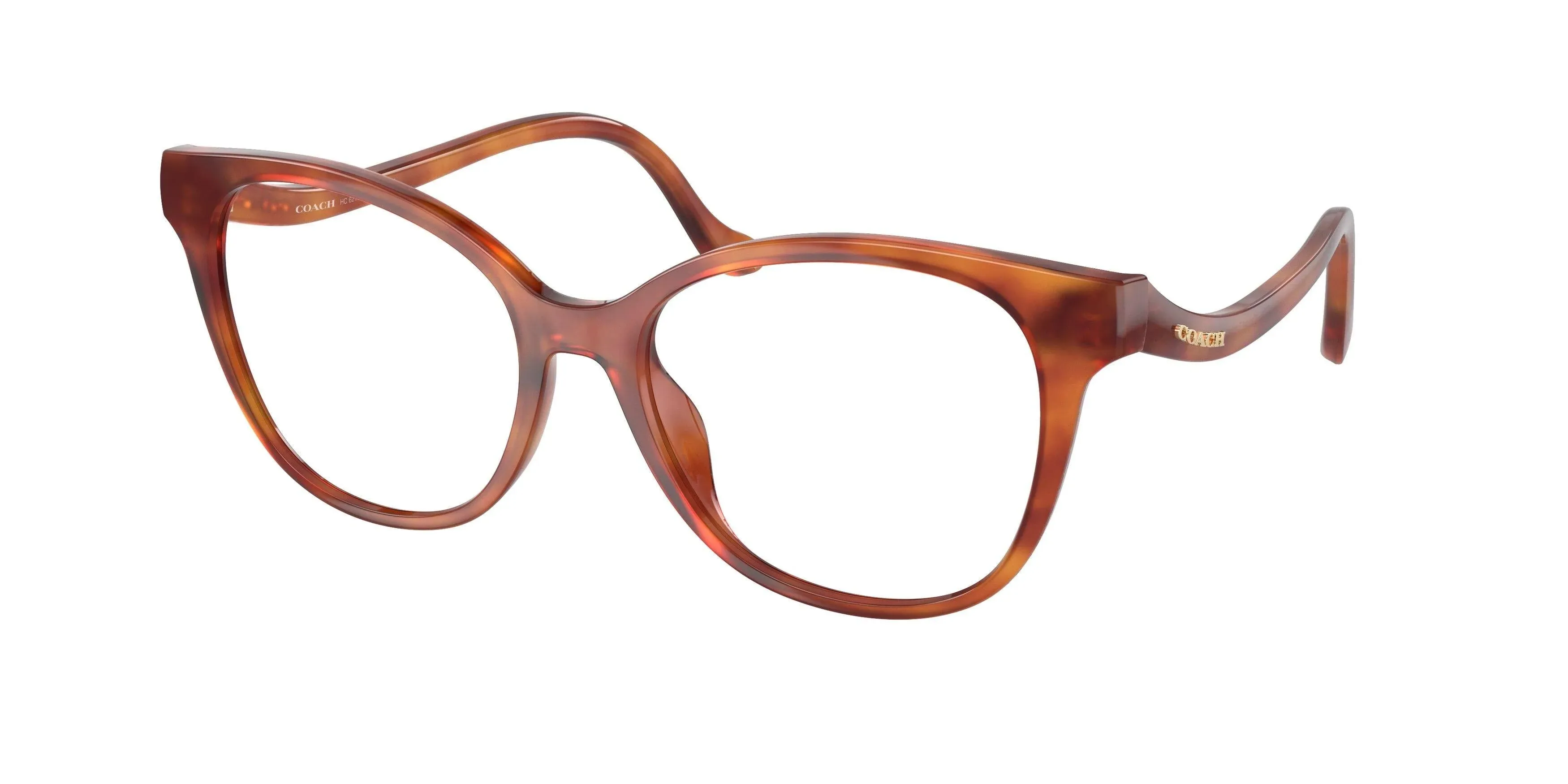 Coach HC6218U Eyeglasses | Size 54 Caramel Tortoise - Heavyglare