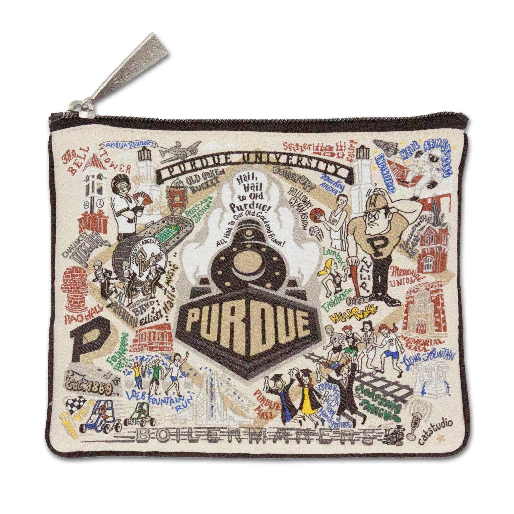 Catstudio Purdue University Collegiate Zip Pouch