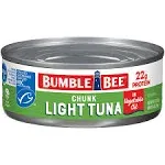 Bumble Bee Chunk Light Tuna in Oil, 5 oz Cans Pack of 24 - Wild Caught Tuna - -