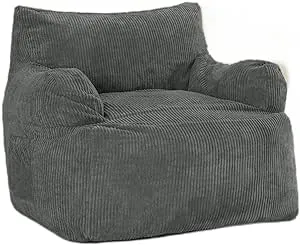 Giant Bean Bag Chair Dark Grey