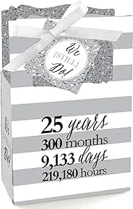 We Still Do - 25th Wedding Anniversary Party Favor Boxes - Set of 12