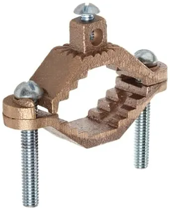 91662, 1-1/4&#034;-2&#034; Grnd Clamp w/Serrat