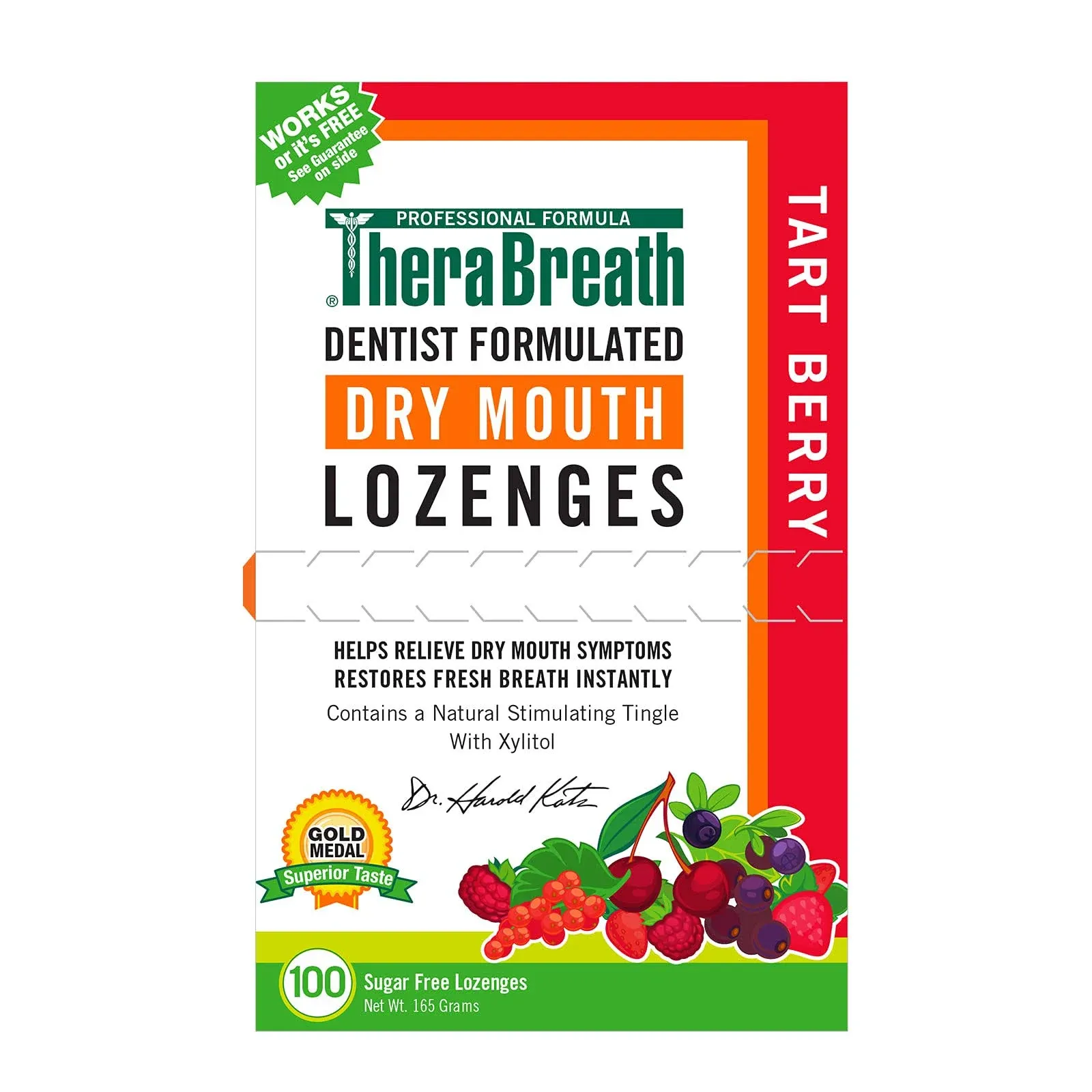 Therabreath Dry Mouth Lozenges with Zinc