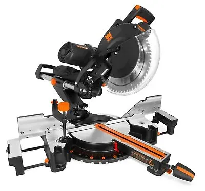 WEN 15-Amp 12-Inch Dual-Bevel Sliding Compound Miter Saw with Laser