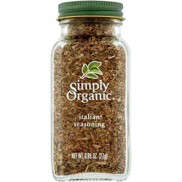 Simply Organic Italian Seasoning, 0.95 oz, 6 Pack