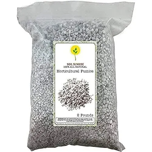 Horticultural Bonsai Pumice Soil Amendment, Supplement for Bonsai and Cactus Indoor Plants