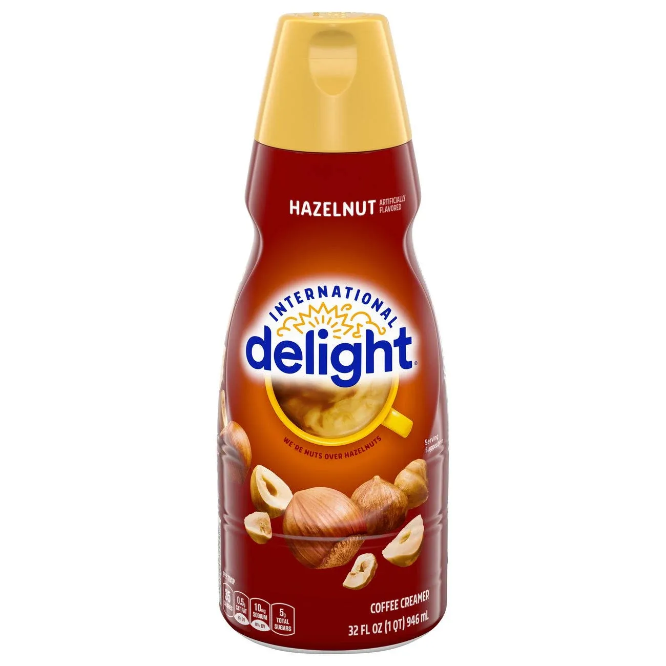 International Delight Coffee Creamer, Hazelnut - 32 fl oz