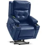 MCombo Lay Flat Dual Motor Power Lift Recliner Chair Sofa with Heat and Massage