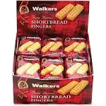 Walkers Shortbread Cookies, 2/Pack, 24 Packs/Box