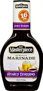 KC Masterpiece Marinade, Honey Teriyaki, 16 Fluid Ounces