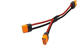 Spektrum Parallel Y-Harness: IC3 Battery with 6" Wires, 13 AWG, SPMXCA307