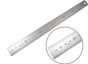 Shinwa H101-C 300 mm Rigid "Zero Glare" Metric Machinist Ruler/Rule Scale .5 mm & mm Markings