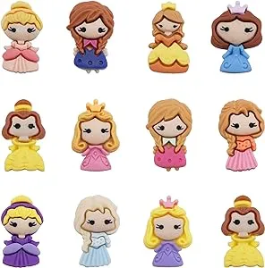 40-pack Assorted Flat Back Mini Resin Princesses Cute Girls Embellishments 1-2cm DIY Scrapbooking Craft Making Flatbacks Phone Case Decors