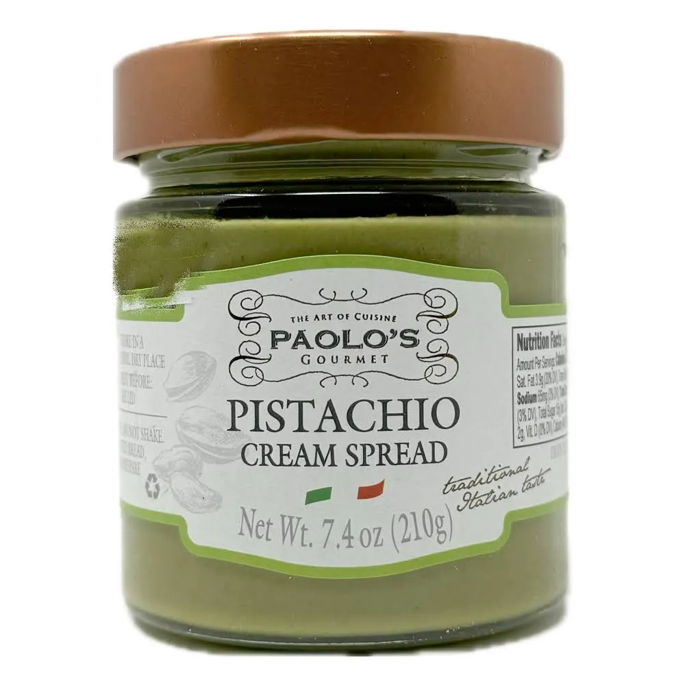 "Paolo's - Pistacchio Cream Spread - 7.4 oz"