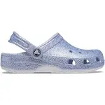 Crocs Classic Purple Glitter Toddler Girls' Clog Shoes, Size: 8