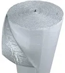 Reflectix 48"x100' Double Bubble White Reflective Foil Insulation 400sqft 5SEAM