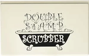 Double Stamp Scrubber Pad