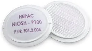 Hobart P100 Respirator Replacement Filters, 2pc