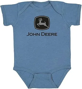 NEW John Deere indigo Blue Short Sleeve One Piece Bodysuit 6, 12, 18 Months