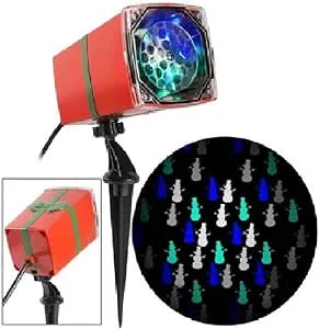 Gemmy 116207 Lightshow LED Multicolored 4 count Christmas Light Projector