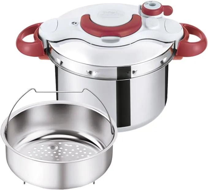 T-fal Pressure Cooker 6L IH enable 4-6 People One-Touch Open P4620769  wTrack