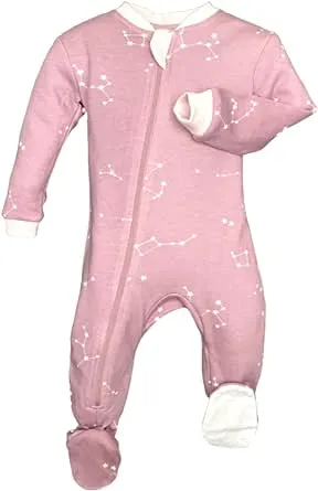 Zippy Jamz Galaxy Love Pink Zipper Footie