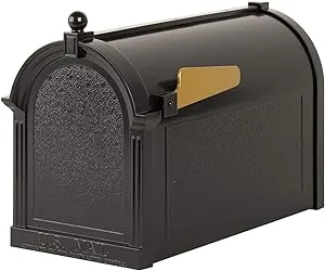 Whitehall Products Capital Mailbox (Black)