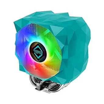 Iceberg Thermal IceSLEET X6 Intel & AMD High Performance CPU Cooler 6 Heat Pipe Nickel Plating Addressable RGB ARGB 120mm PWM Fan AM5 Compatible LGA 1700 Mounting Kit Available FOC